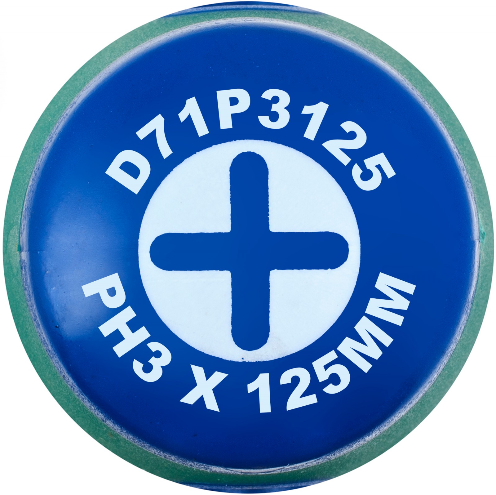 D71P3125 Отвертка стержневая крестовая ANTI-SLIP GRIP, PH3x125 мм  046109, фото 1