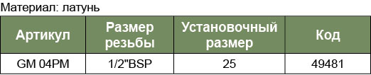 GM-04PM Штуцер быстросъемного соединения винт 1/2BSP(евро) 049481, фото 1