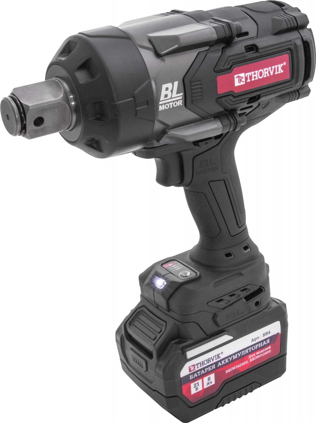 BBIW012400 Гайковерт ударный аккумуляторный бесщёточный 1DR, 21В, 2400 Нм  053709, фото 1