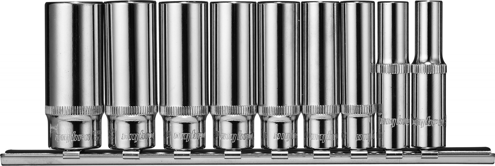 912709 Набор головок торцевых глубоких внешний TORX® 9 предметов. 1/2 DR:Е10,Е11,Е12,Е14,Е16,Е18,Е20,Е22,Е24   055705, фото 1