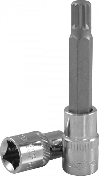 Купить 121718 Насадка 1/2DR с вставкой SPLINE M18 L= 100 мм 055749 в интернет-магазине