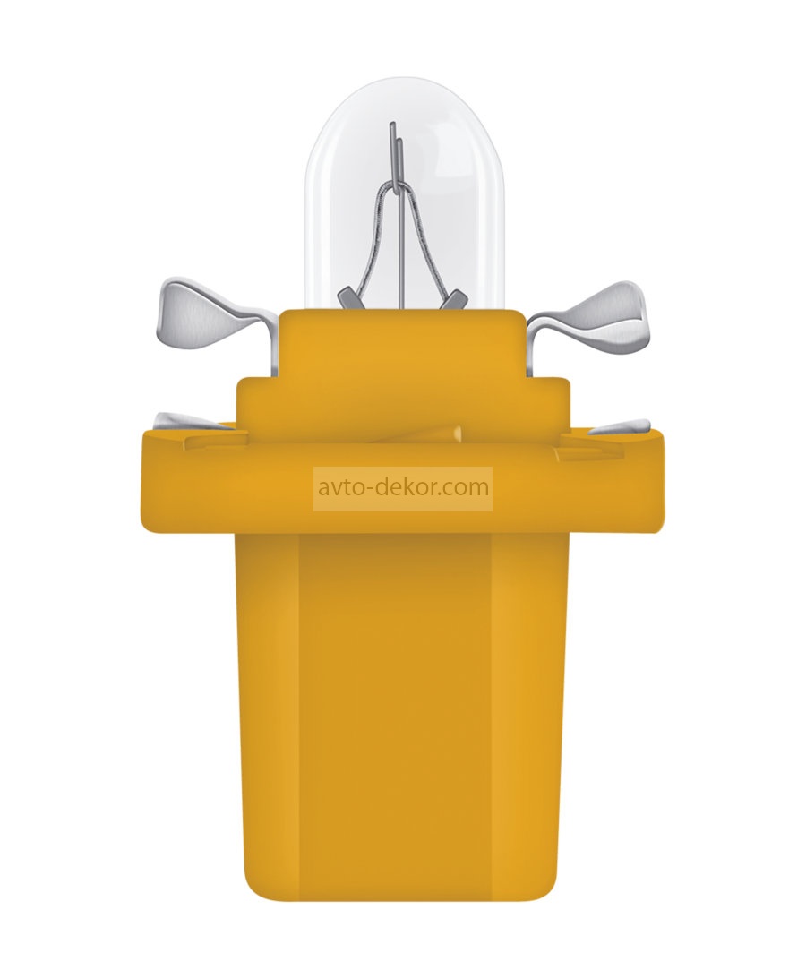 Купить Автолампа 1.5W с желтым патроном (BX8.5d) 12V OSRAM O-2752MFX. 100544 в интернет-магазине