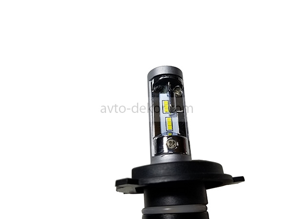 Светодиодные лампы головного света модель S1 H4 4000 Lumen CSP диоды Корея (к-т 2шт) AVTO-DEKOR  1023, фото 1