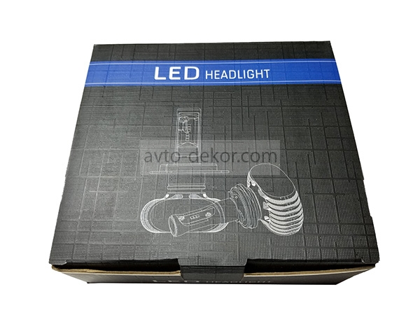 Светодиодные лампы головного света модель S1 881 4000 Lumen CSP диоды Корея (к-т 2шт) AVTO-DEKOR  1027, фото 2