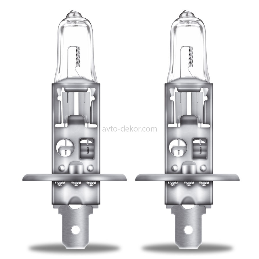 Автолампа H1 (55) P14.5s +100% NIGHT BREAKER SILVER 12V OSRAM O-64150NBS2 (евробокс 2 шт)  10305, фото 1
