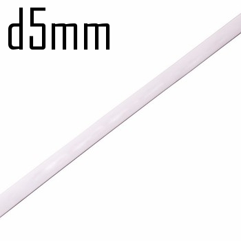 Термоусадка  5,0/2,5 мм белая 1м (минимум 10м)  Rexant  10425