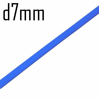 Термоусадка  7,0/3,5 мм синяя 1м (минимум 5м)  Rexant  10441
