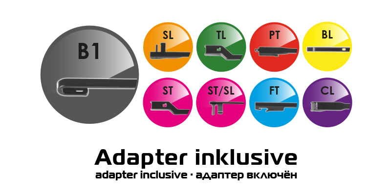 Щетка стеклоочистителя SUPER FLAT PREMIUM 43см (17) бескаркасная HEYNER  10533, фото 8