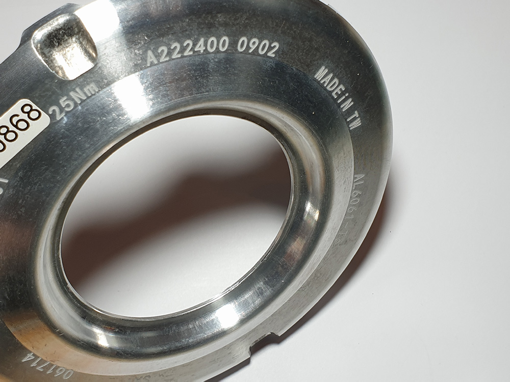 Колпачки на диски MERCEDES BC-0902 W222 S65 серебро 2224000902 d внешний 154мм, d внутренний 74,9мм  10868, фото 4