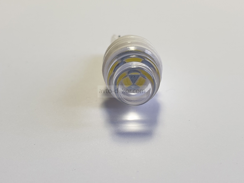 Диод 12v Т10 3D Ceramic диод Фарфоровый цоколь/белый верх двойная линза габариты белый (Ceramic диод аналог w5w) 6000К  AVTO-DEKOR    11202, фото 1