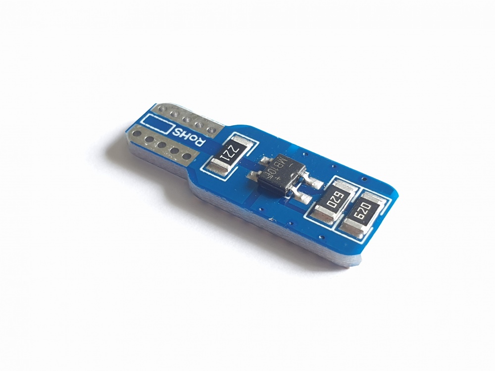Диод 12v Т10-33(2016) canbus с обманкой габариты белый  (33 SMD (2016) диодов аналог w5w)   AVTO-DEKOR   11216, фото 1