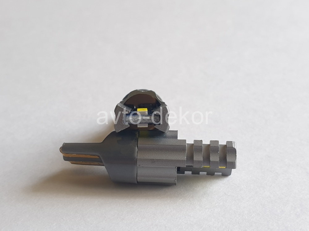 Диод 12v Т10-2(1860) canbus с обманкой габариты белый (2 SMD (1860) диода аналог w5w) AVTO-DEKOR 11277, фото 1