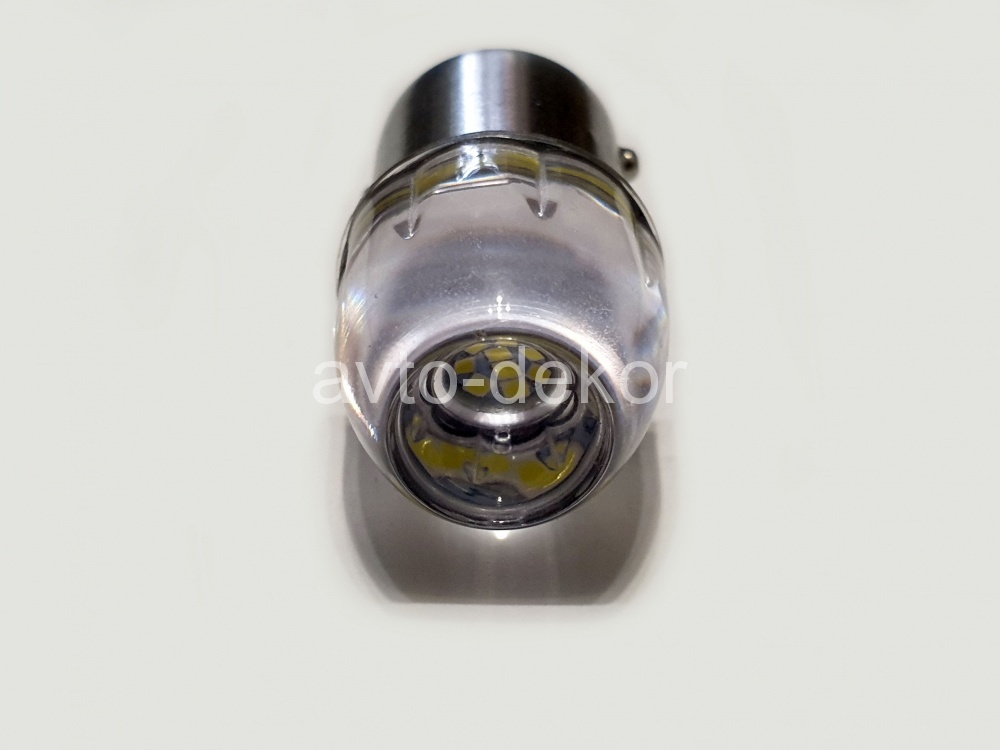 Диод 24v 1156-9(2835) BA15S белый (9 диодов (2835) аналог Р21w) AVTO-DEKOR  11354, фото 2