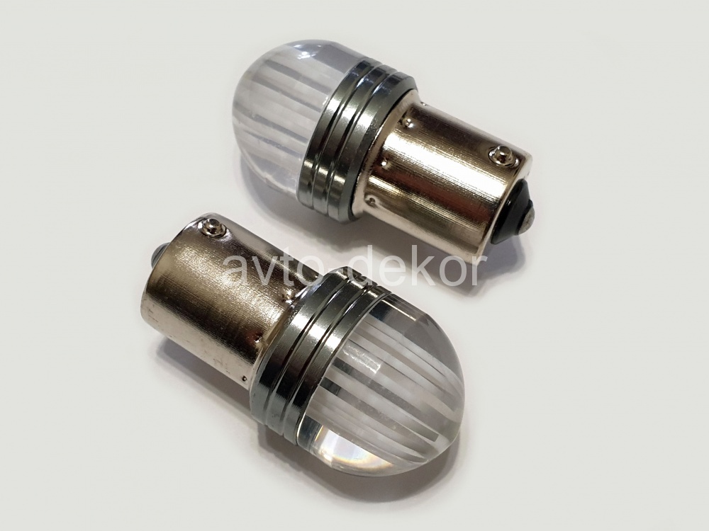 Диод 12v 1156-9(3030) BA15S белый (9 диодов (3030) аналог Р21w) AVTO-DEKOR  11358, фото 2