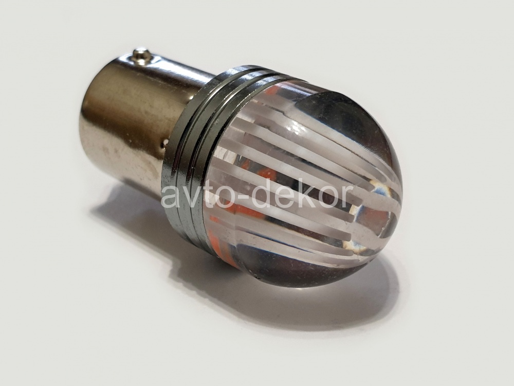 Диод 24v 1156-9(3030) BA15S красный (9 диодов (3030) аналог Р21w) AVTO-DEKOR  11360, фото 1