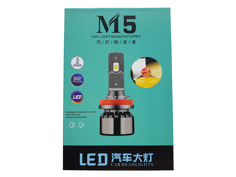 Светодиодные лампы головного света модель V2  HB3 0000 Lumen три цвета (тёплый белый+холодный белый+жёлтый) с вентилятором (к-т 2шт) AVTO-DEKOR  12290, фото 2
