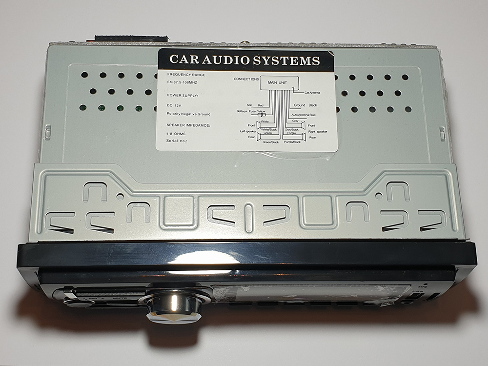 Автомагнитола (тюнер+USB+SD card +пульт+bluetooth) 4х60w цветной дисплей, радиатор, евроразъем модель 1788  AVTO-DEKOR  12744, фото 1