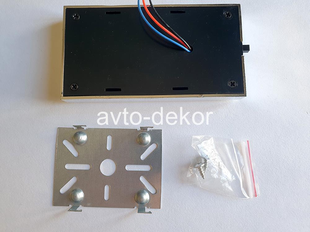 Плафон подсветка 18 FLUX диодов, 3 режима 125x67мм 12V ZW - 6112  13696, фото 1