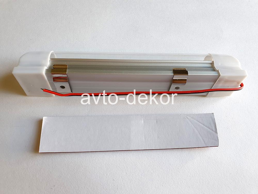 Плафон подсветка (универсальный)  72SMD   19 см  12-24V 72smd-19см  13701, фото 1