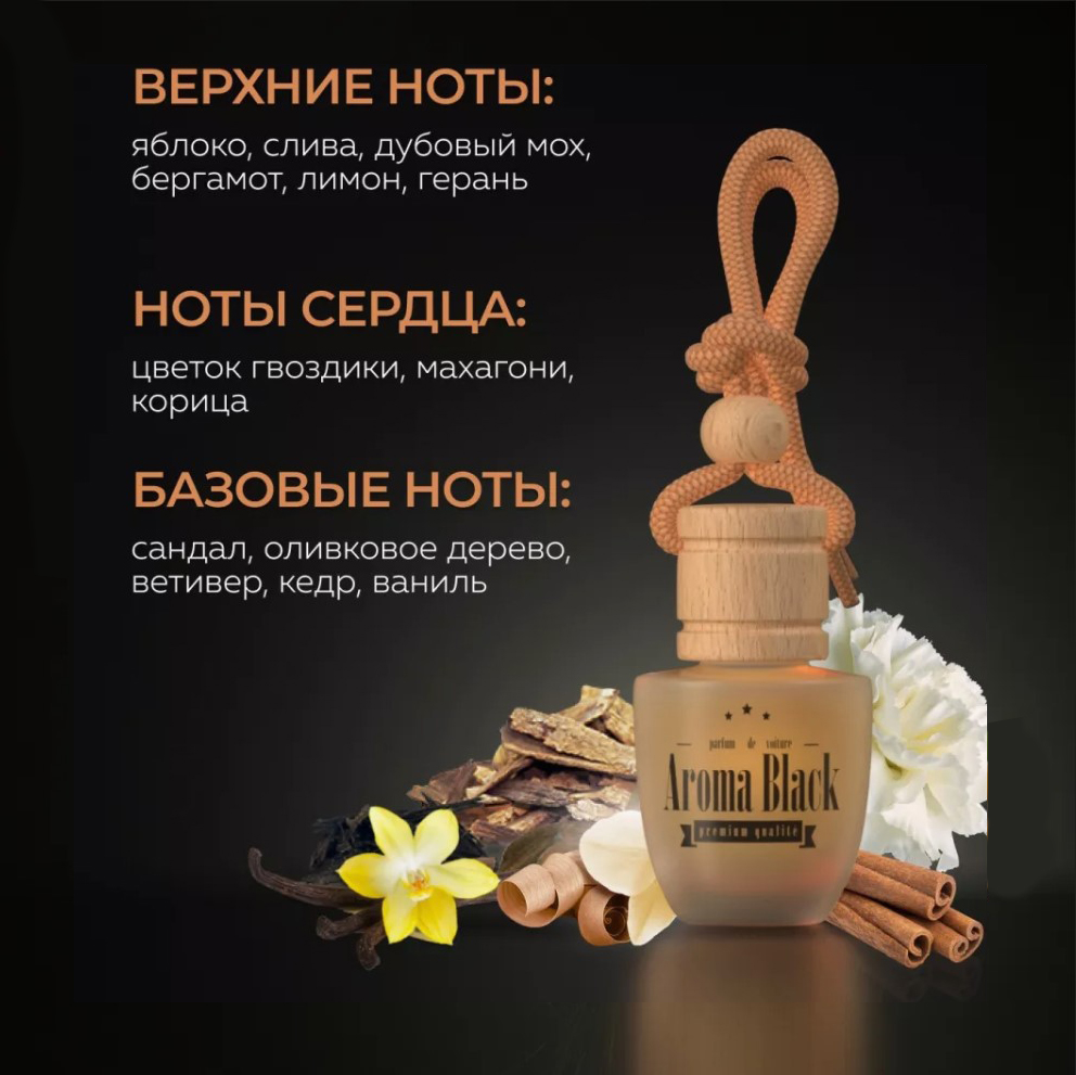 Освежитель Aroma Black №1 Hugo Boss №6  13717, фото 1