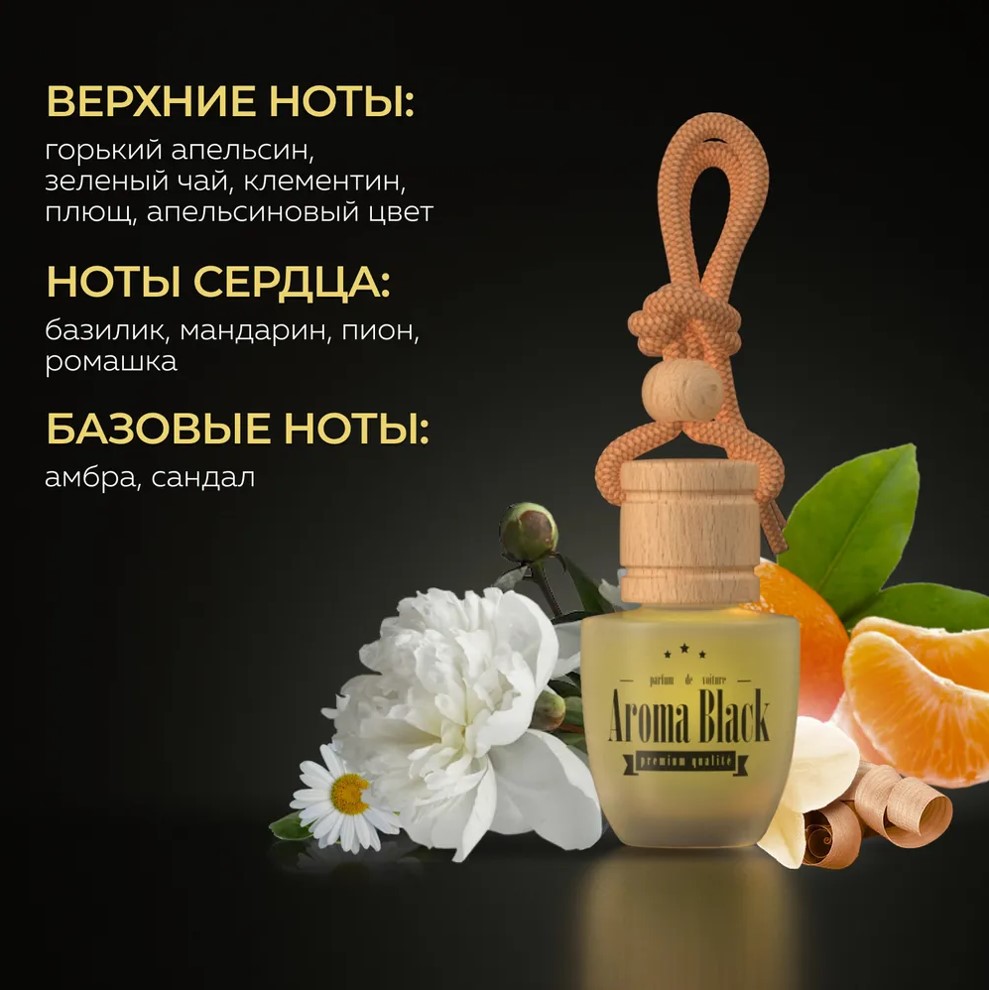 Освежитель Aroma Black №10 Aqua Allegoria Mandarine Basilic (Guerlain)  13726, фото 1
