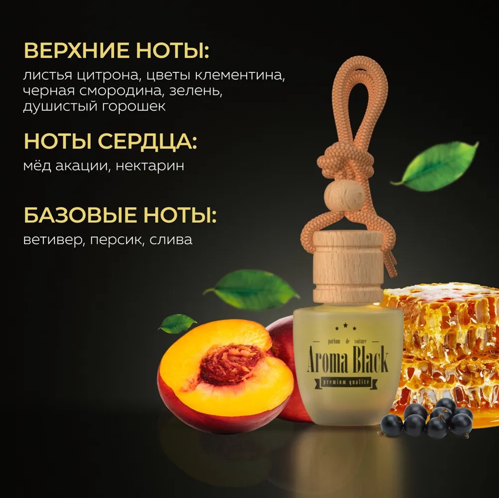 Освежитель Aroma Black №14 Jo Malone Nectarine Blossom Honey Colonge  13730, фото 1