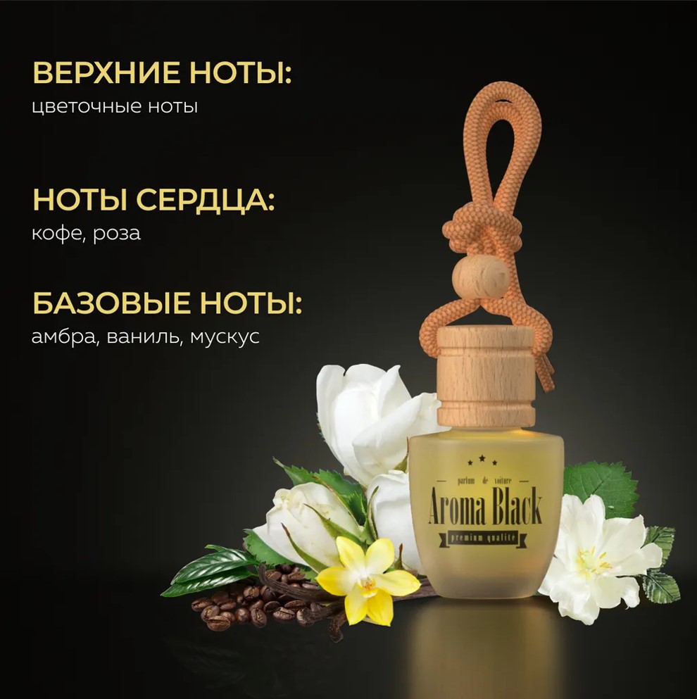 Освежитель Aroma Black №20 Montale Intense Cafe  13736, фото 1