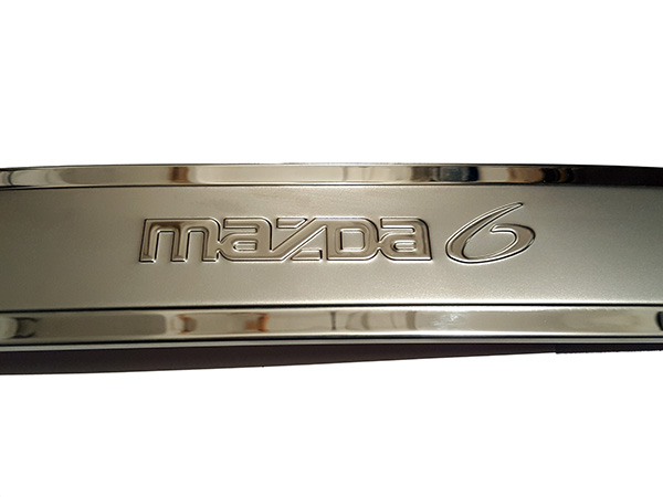 LM-6107  Накладка на багажник верх номера MAZDA 6 / ATENZA (2003) (нерж.)  1375, фото 1