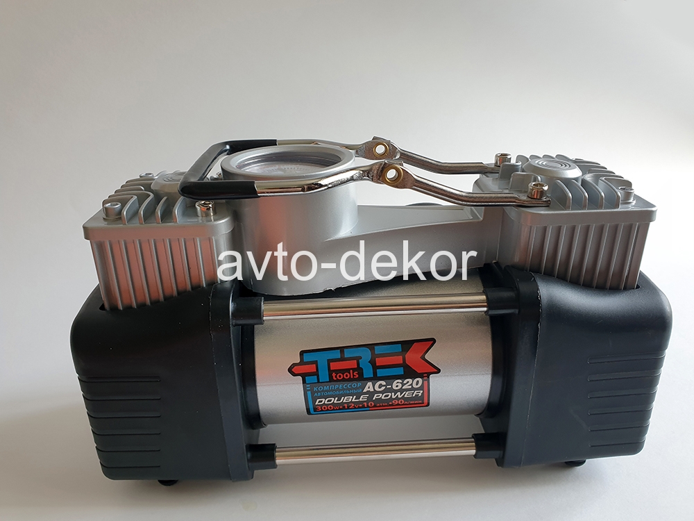 Компрессор TREK AC-620 двухцилиндровый, 90л/мин  13908, фото 1
