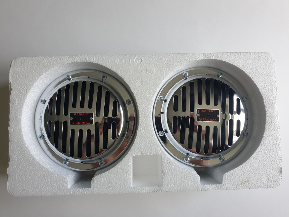Сигнал RADIANT Vibromax хром d154mm, 12/24v, 325/400 Hz  13911, фото 2