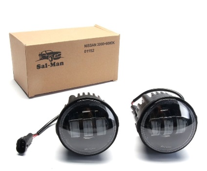 ПТФ Sal-Man Ниссан/Инфинити (X-Trail07-15, Note05-13, Juke10-22) 50W  белый+жёлтый (2шт) 01152  13926, фото 1