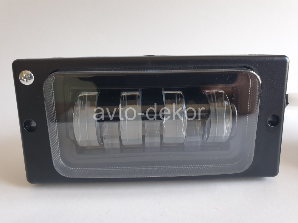 Диодные фары против. Лада 2110 70W 7LED белый с регулировкой  2шт 2110 70W  13941, фото 3