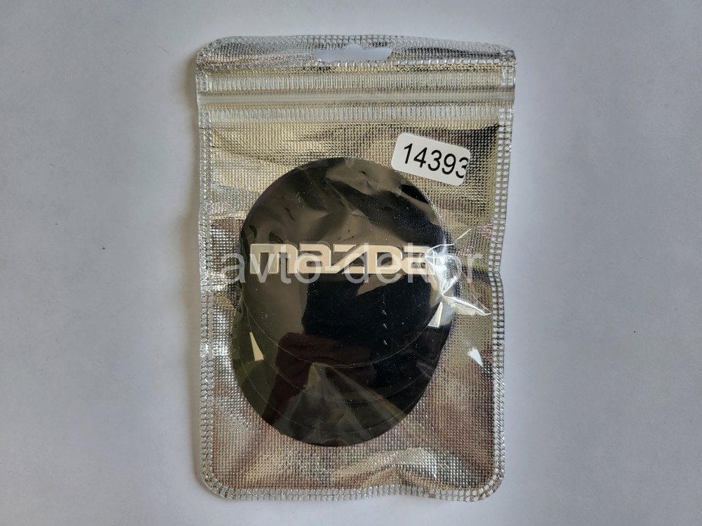 Купить Наклейки на диски d 56мм MAZDA черный+хром надпись 4шт. к-т  14393 в интернет-магазине