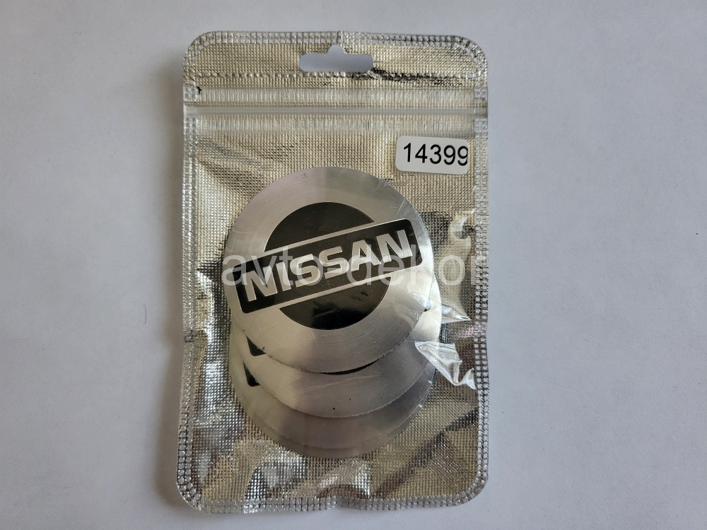 Купить Наклейки на диски d 56мм NISSAN серебро+черный(5943) 4шт. к-т  14399 в интернет-магазине