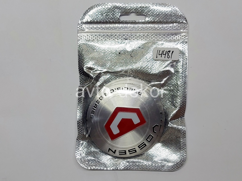 Купить Наклейки на диски d 56мм VOSSEN_3 серебро+красный+белый+черный 4шт. к-т  14481 в интернет-магазине