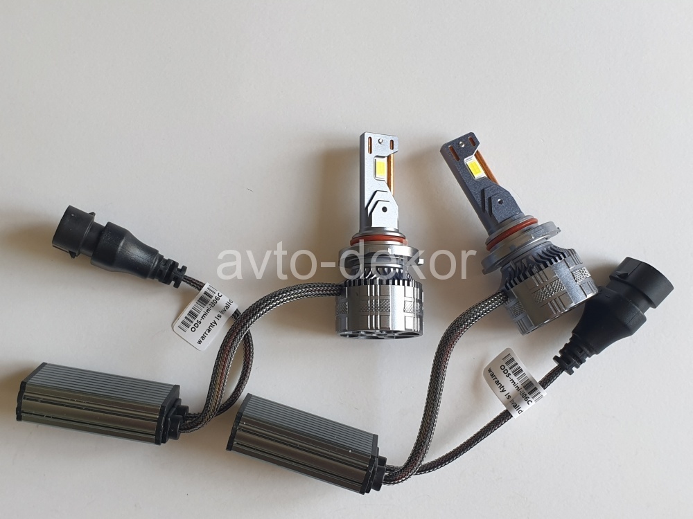 Светодиодные лампы головного света модель V85 HB3 4300K, 60w/4250Lm/шт рабочая мощность, с вентилятором (к-т 2шт)  AVTO-DEKOR  14512, фото 3