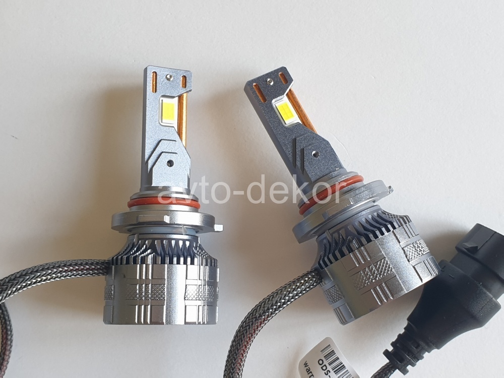 Светодиодные лампы головного света модель V85 HB3 6000K, 60w/4250Lm/шт рабочая мощность, с вентилятором (к-т 2шт)  AVTO-DEKOR  14513, фото 2