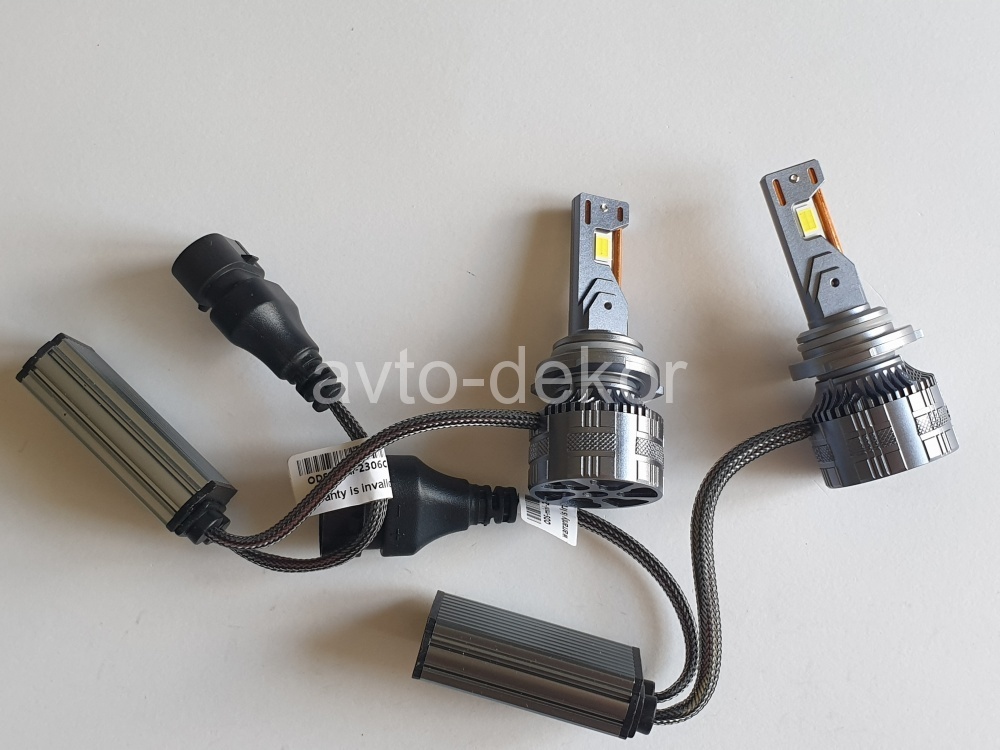 Светодиодные лампы головного света модель V85 HB4 4300K, 60w/4250Lm/шт рабочая мощность, с вентилятором (к-т 2шт)  AVTO-DEKOR  14514, фото 3