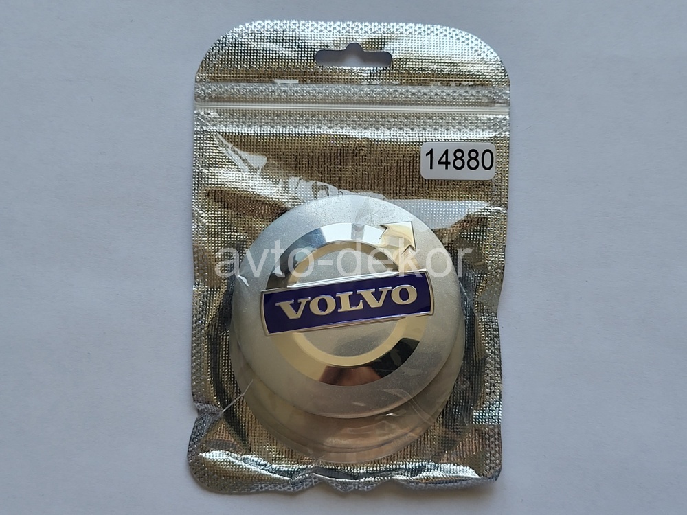 Купить Наклейки на диски d 60мм VOLVO серебро+хром+синий 4шт. к-т  14880 в интернет-магазине