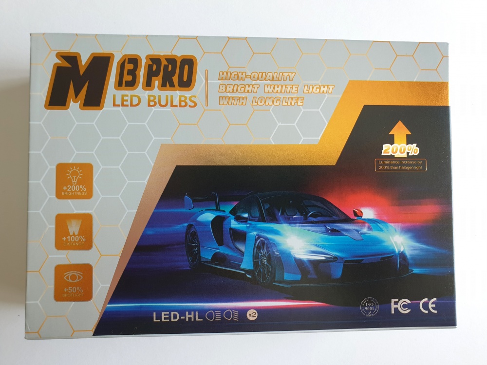 Светодиодные лампы головного света модель M13Pro HB3/9005 6000K, 4960Lm/101w/шт мощность под нагрузкой, с вентилятором (к-т 2шт) AVTO-DEKOR  15103, фото 10