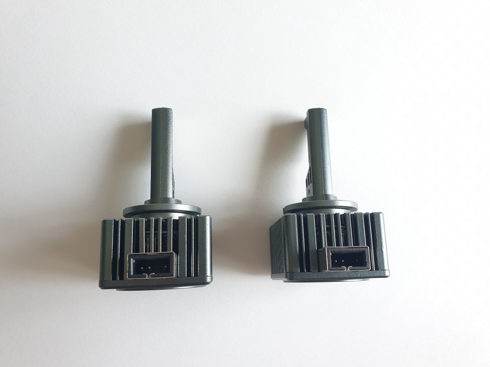 Светодиодные лампы головного света модель M16 D1S 6000K, 60w при запуске/45w рабочая мощность, с вентилятором (к-т 2шт) AVTO-DEKOR  15105, фото 2