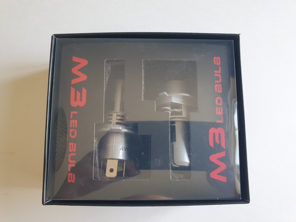 Светодиодные лампы головного света модель M3   H4 6000K, 25w при запуске/25w рабочая мощность (к-т 2шт)  AVTO-DEKOR  15146, фото 4
