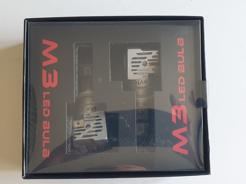 Светодиодные лампы головного света модель M3   H7 6000K, 25w при запуске/25w рабочая мощность (к-т 2шт)  AVTO-DEKOR  15147, фото 4