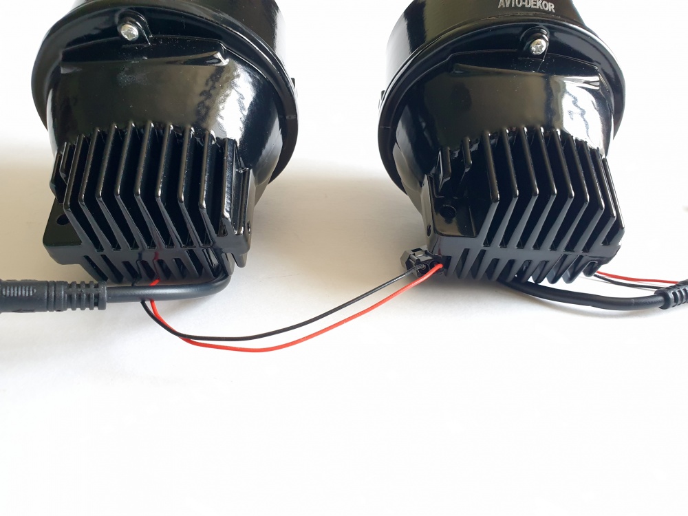 БИ-светодиодные линзы (Ближний/Дальний на каждый цвет) 12V для ПТФ NISSAN FLN-041 30W LED BI-LENS 62мм d линзы, 82мм d корпуса,  БЕЛЫЙ/ЖЕЛТЫЙ/ТЕПЛЫЙ БЕЛЫЙ, влагозащищенные (2шт. к-т) AVTO-DEKOR  15368, фото 7
