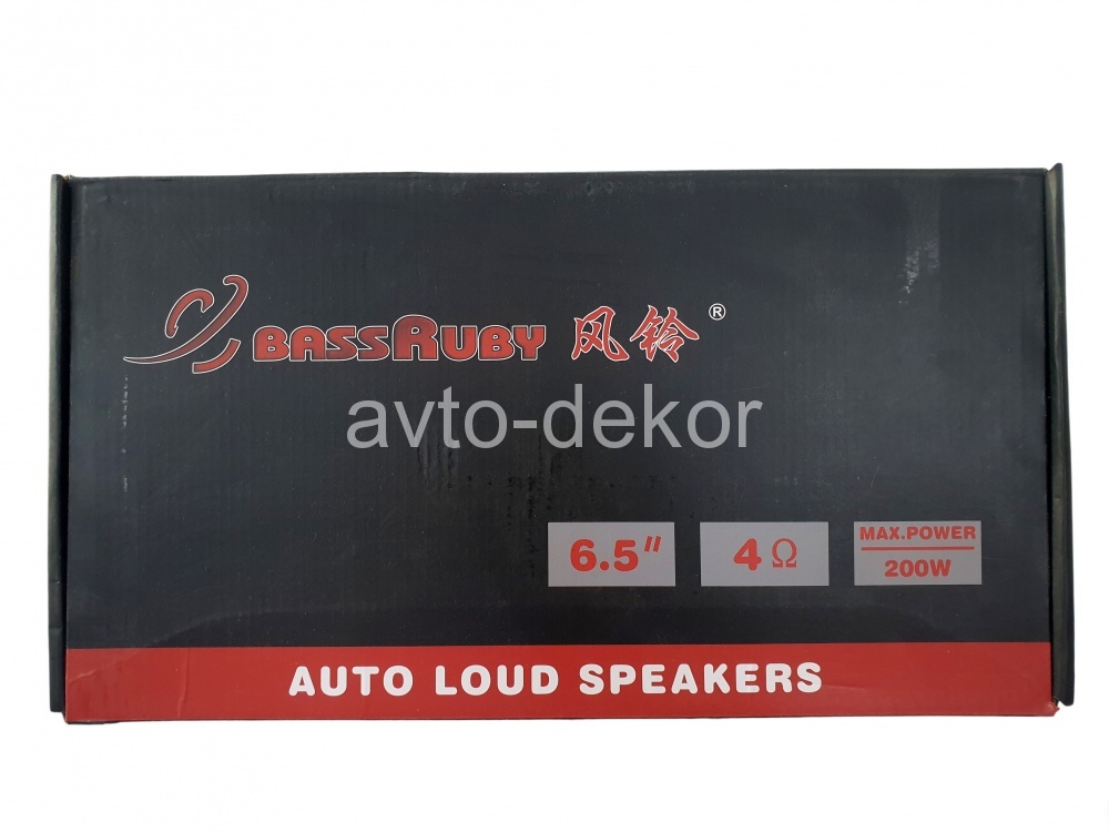 BassRuby Акустика  RB603C 6,5 дюймов компонентная 2х полосная  60w  15410, фото 2