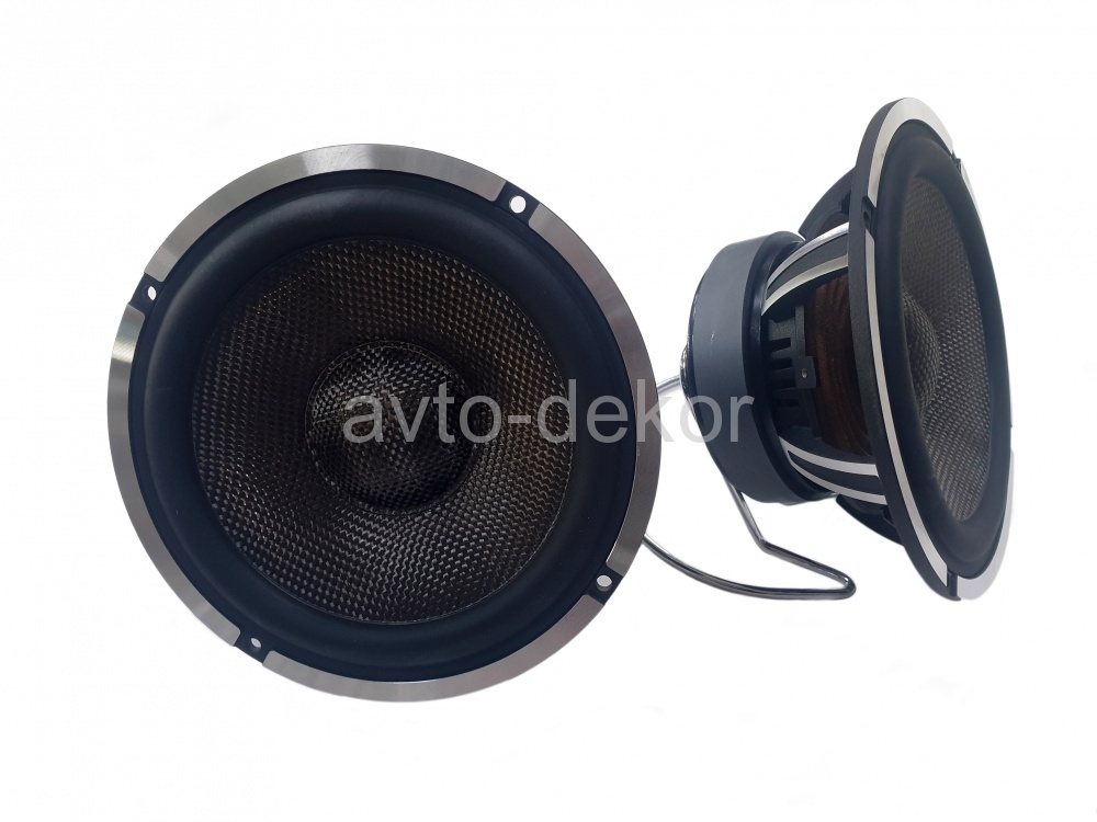 VKCaraudio Акустика VK-X650 6,5 дюймов компонентная+кроссоверы полноценные  2х полосная 60w, литая корзина  15413, фото 3