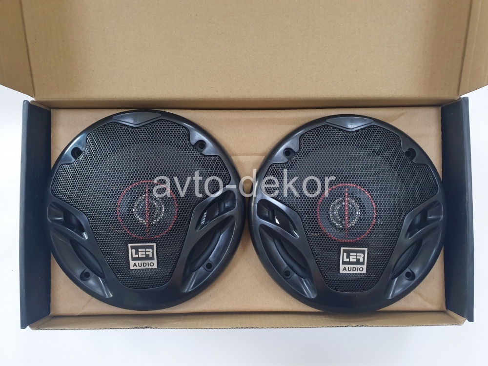 LERAudio  Акустика LE1602 6,5 дюймов коаксиальная 2х полосная  60w, с сетками  15414, фото 1