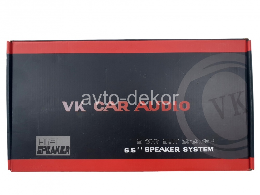 VKCaraudio Акустика VK602A 6,5 дюймов коаксиальная 2х полосная  60w, с сетками  15415, фото 4