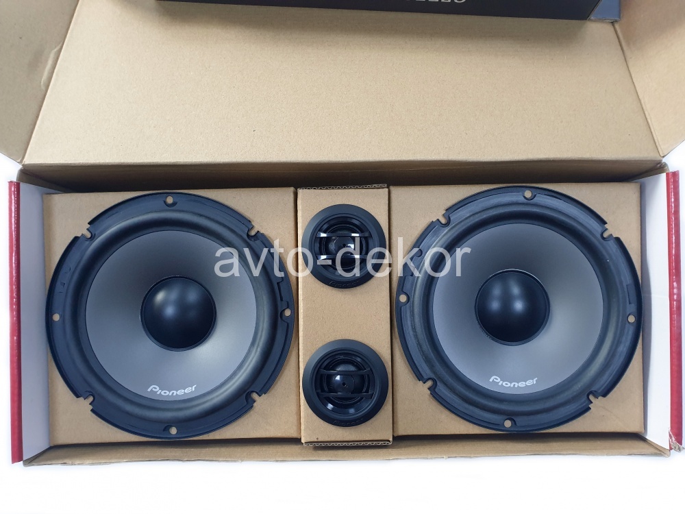 PIONEER набор Акустика TS-H650C 6,3/4 дюйма, 17см 2х полосная компонентная+кроссоверы полноценные 50w и TS-F650 2х полосная коаксиальная  30w (4шт к-т)  15416, фото 1