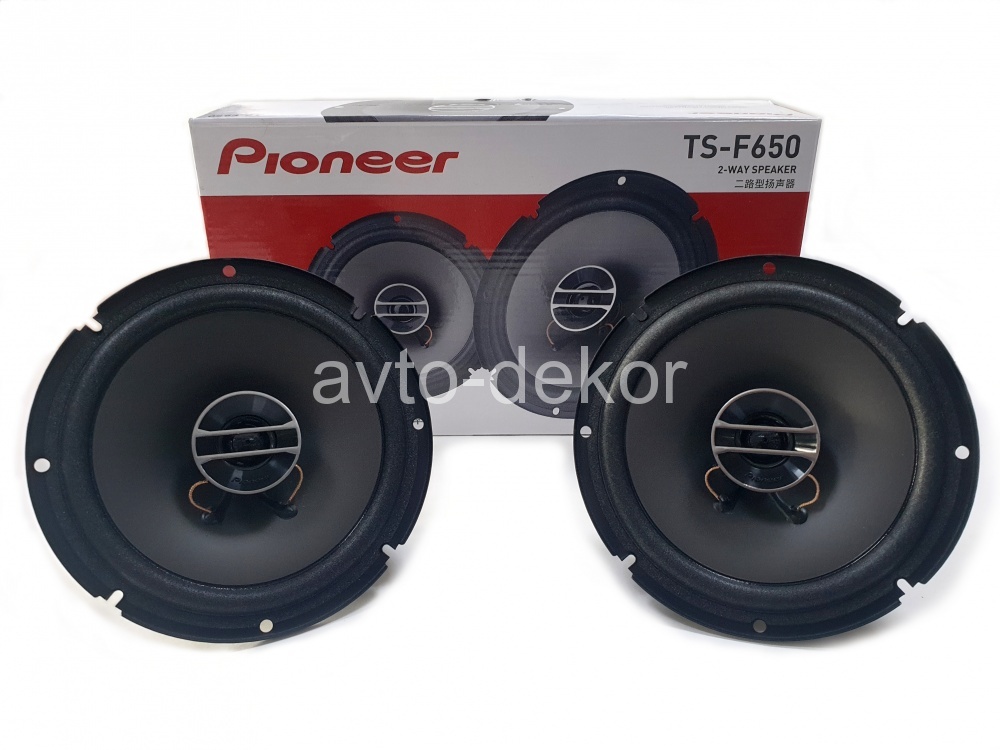 PIONEER набор Акустика TS-H650C 6,3/4 дюйма, 17см 2х полосная компонентная+кроссоверы полноценные 50w и TS-F650 2х полосная коаксиальная  30w (4шт к-т)  15416, фото 7